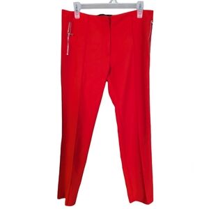 Bright Red Zara Capri Pants